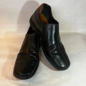 Cole‎ Haan Black Leather Slip On Loafers Men’s Size 9.5 EUC